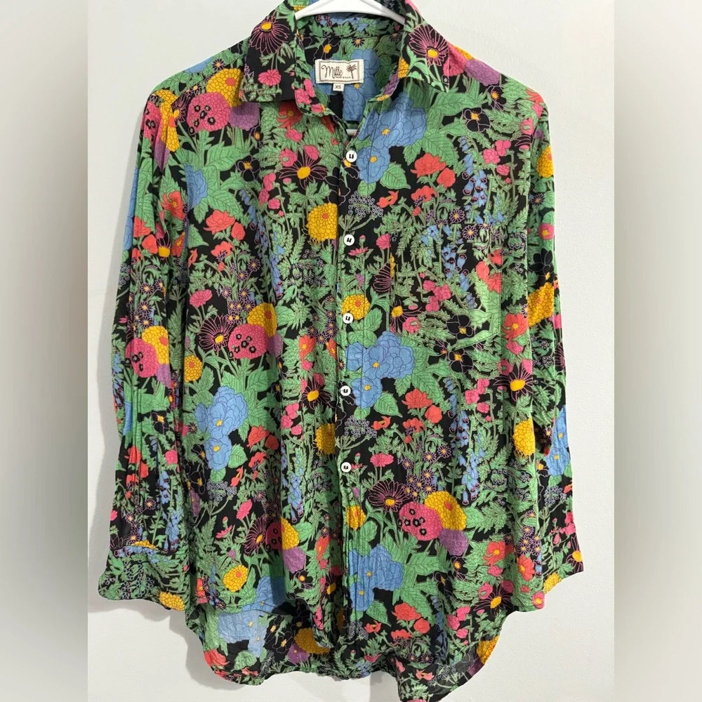 Mille Women’s Sofia Button Down Top Size XS - Picture 2 of 4